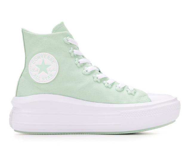Women's Converse Chuck Taylor All Star Move Hi Y2Slay Sneakers in Aloe/White color