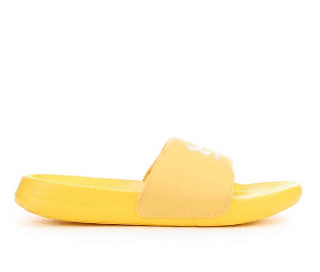 Women's Under Armour W Ignite Select Sport Slides in Sunspark color