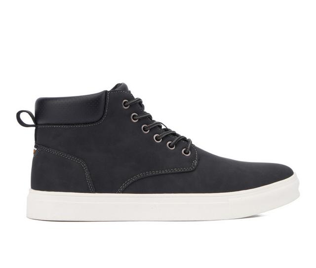 Men's Reserved Footwear Julian Casual Lace Up Sneaker Boots in Black color