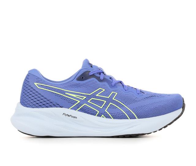 Women's ASICS Gel Pulse 15 Running Shoes in Sapphire/Yellow color