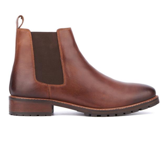 Men's Reserved Footwear Theo Chelsea Dress Boots in Brown color
