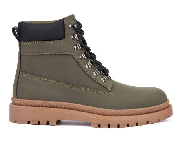 Men's Xray Footwear Myles Lace Up Boots in Oli color