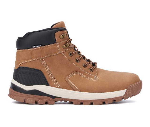 Men's Xray Footwear Andy Lace Up Boots in Wheat color