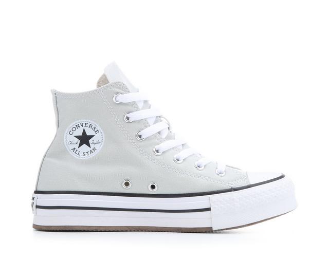 Girls' Converse Big Kid Chuck Taylor Eva Lift Sneakers in Raingry/Wht/Nat color