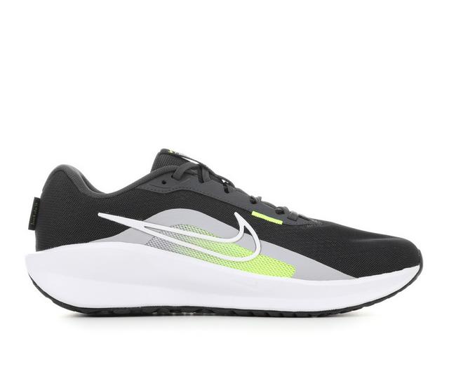 Men's Nike Downshifter 13 Running Shoes in Grey/Volt 002 color