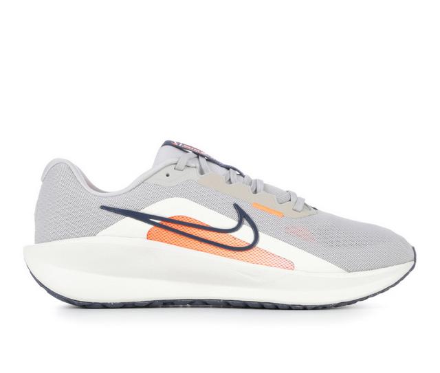Men's Nike Downshifter 13 Running Shoes in Orange/Blue 009 color