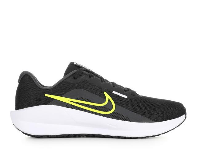 Men's Nike Downshifter 13 Running Shoes in Blk/Volt/White color