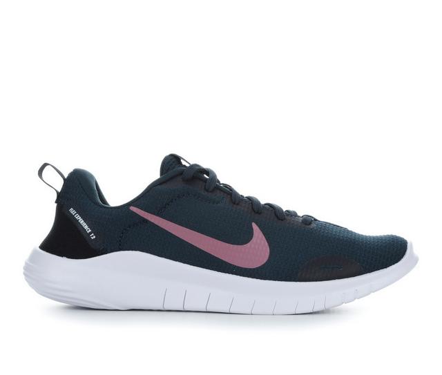 Women's Nike Flex Experience Run 12 Training Shoes in Navy/Plum color