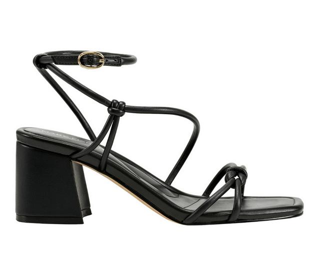 MARC FISHER Gurion Dress Sandals in Black color