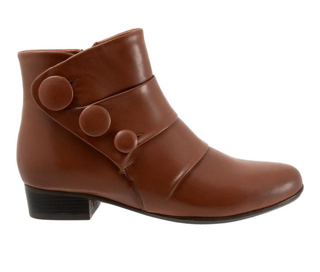 Women's Trotters Mila Booties in Luggage color
