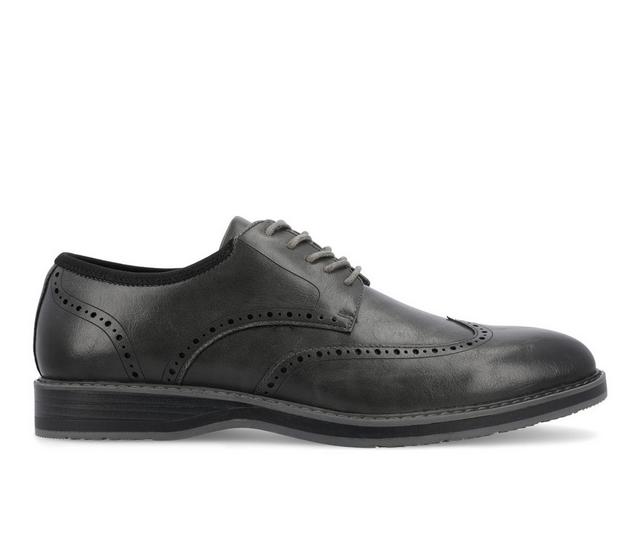 Men's Vance Co. Ozzy Dress Oxfords in Charcoal color