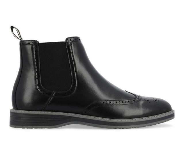 Men's Vance Co. Thorpe Chelsea Dress Boots in Black color