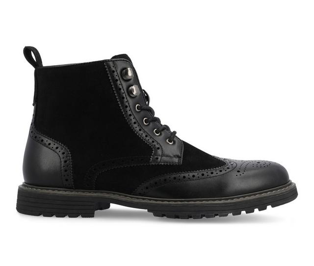 Men's Vance Co. Virgil Dress Boots in Black color