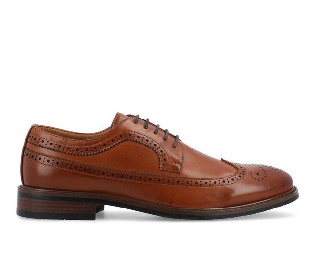 Men's Vance Co. Gordy Dress Oxfords in Cognac color