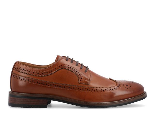 Men's Vance Co. Gordy Dress Oxfords in Cognac color