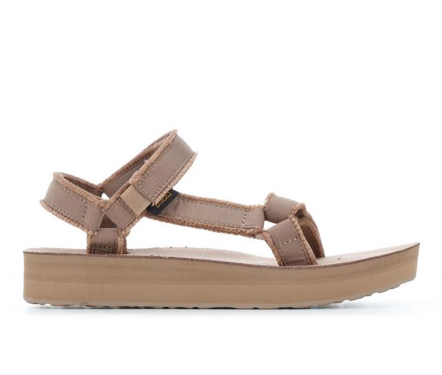 Women's Teva W Midform Universal Canvas Sandals in Tigers Eye color