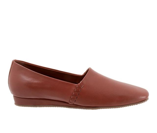 Women's Softwalk Vale Loafers in Rust color