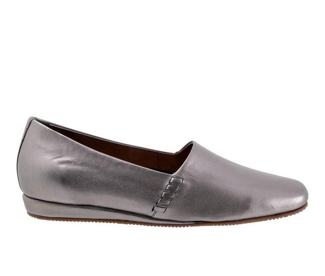 Women's Softwalk Vale Loafers in Pewter color