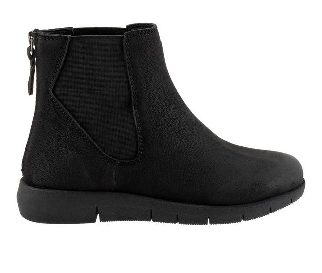 Women's Softwalk Albany Booties in Black color