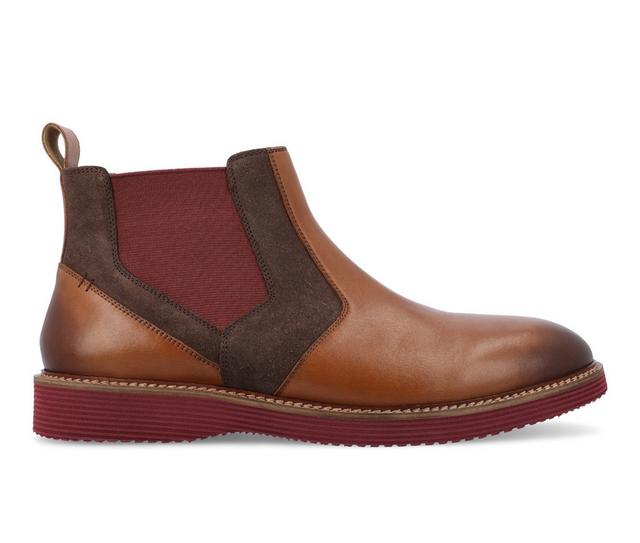 Men's Thomas & Vine Ventura Chelsea Boots in Cognac color