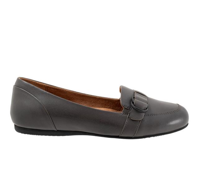 Women's Softwalk Serra Loafers in Grey color