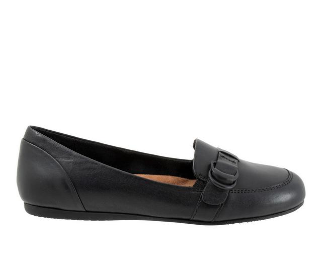 Women's Softwalk Serra Loafers in Black color