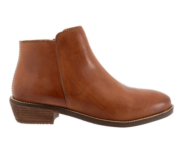 Women's Softwalk Rocklin 2.0 Booties in Cognac color