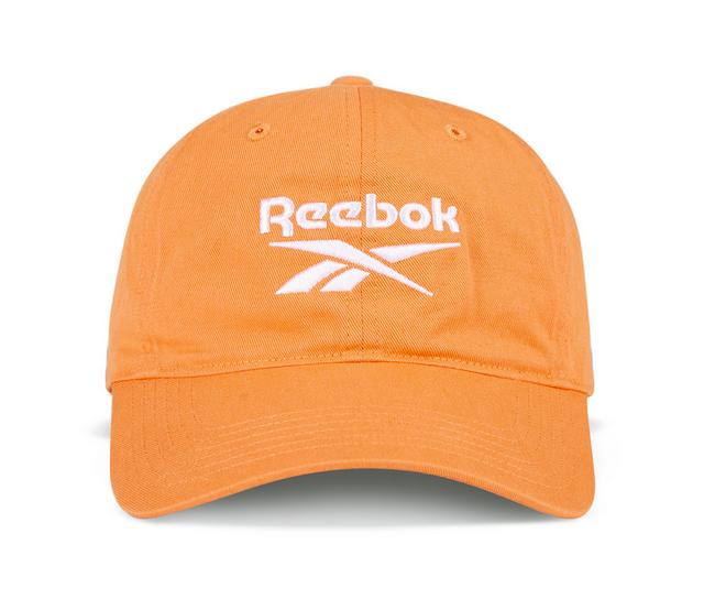 Reebok Logo Cap Baseball Hat in Peach Fuzz color
