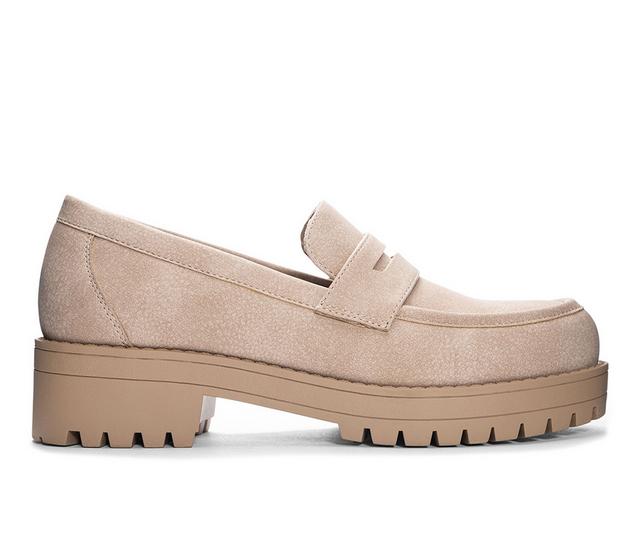 Women's Dirty Laundry Voidz Heeled Loafers in Natural color