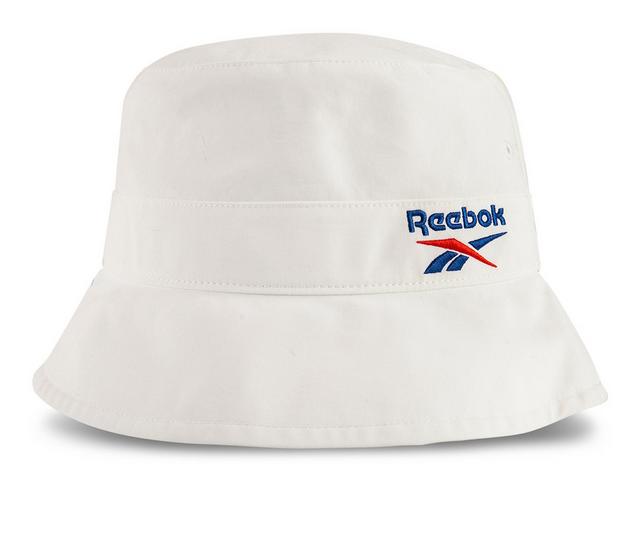 Reebok Bucket Hat in White/Red color