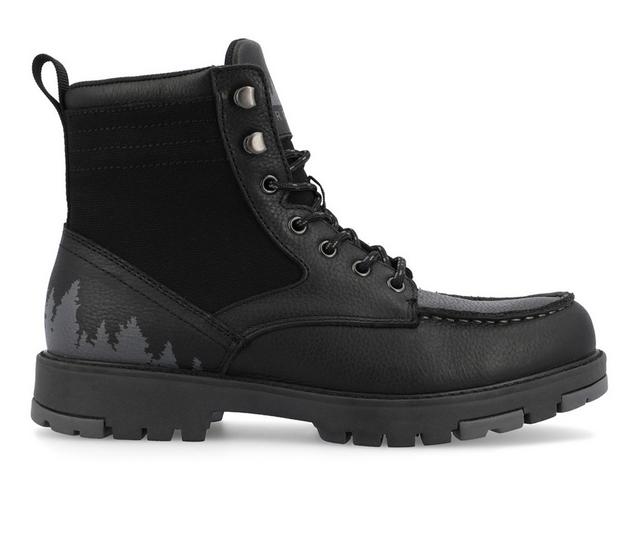 Men's Territory Timber Winter Resistant Lace Up Boots in Black color