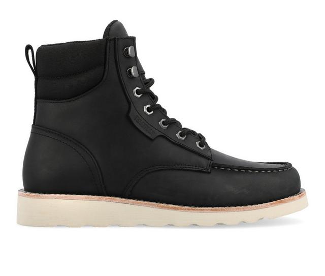 Men's Territory Venture Lace Up Boots in Black color