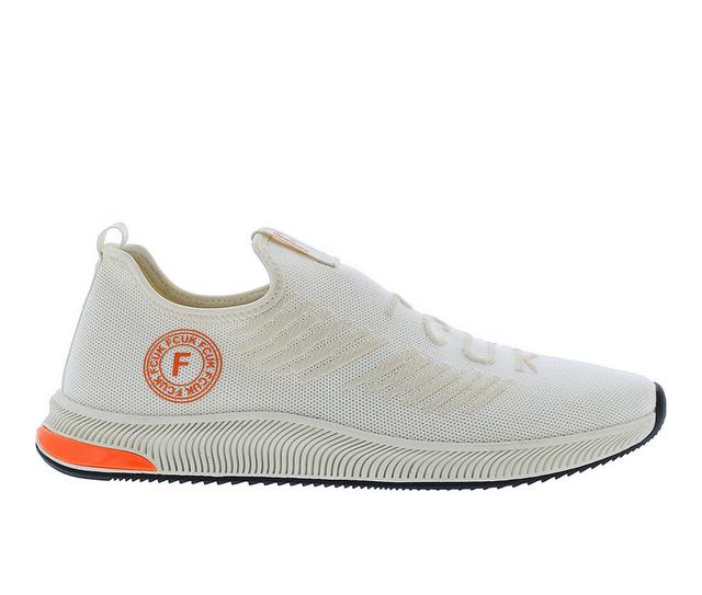 Men's French Connection Dart Slip On Fashion Sneakers in Off-White color