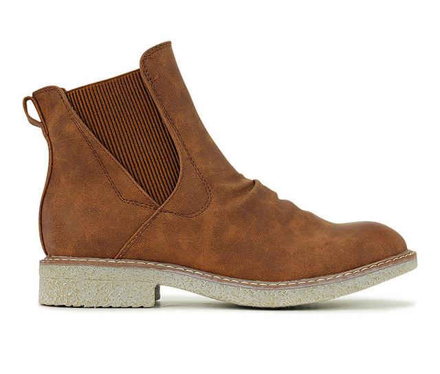 Women's Los Cabos Bona Chelsea Boots in Brandy color