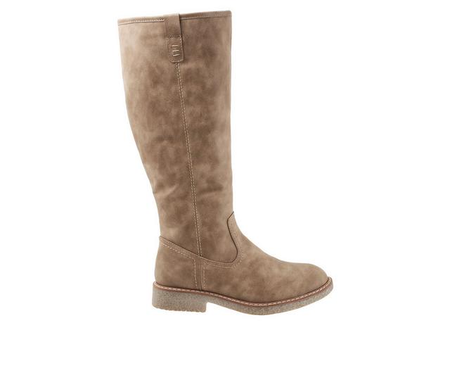 Women's Los Cabos Bonnie Knee High Boots in Taupe color