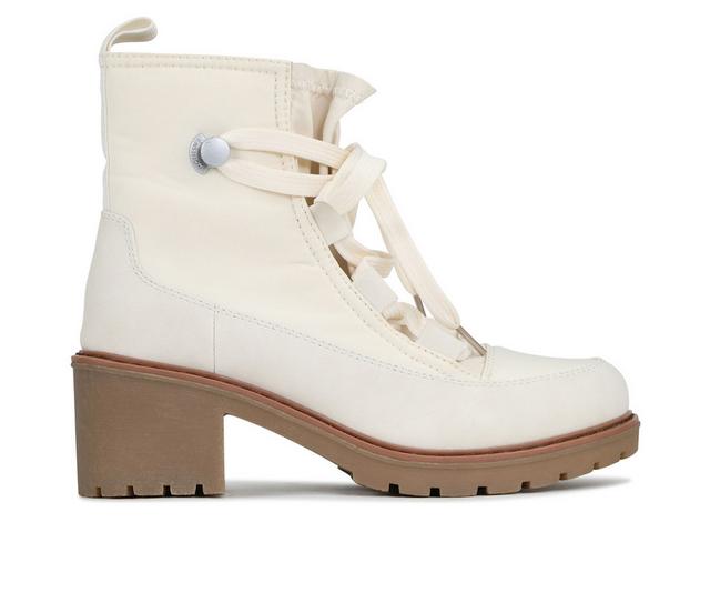 Women's Los Cabos Taya Waterproof Heeled Booties in Off White color