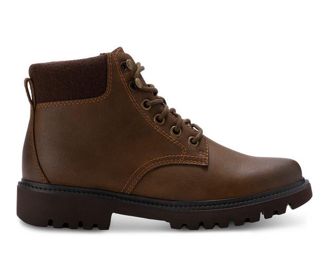 Women's Eastland Meadow Lace Up Booties in Brown color