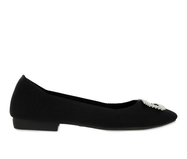 Women's Mia Amore Diannah Flats in Black color