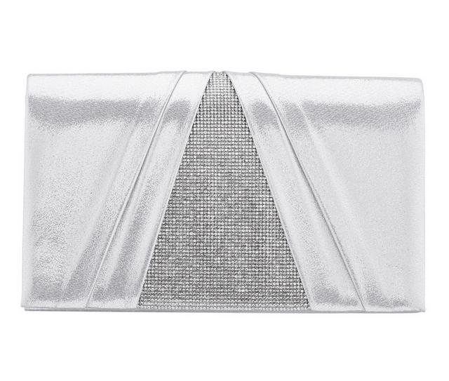 Touch Of Nina Elleme Evening Bag in True Silver color