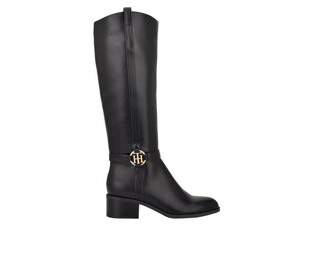 Women's Tommy Hilfiger Diwan Wide Calf Knee High Boots in Black color