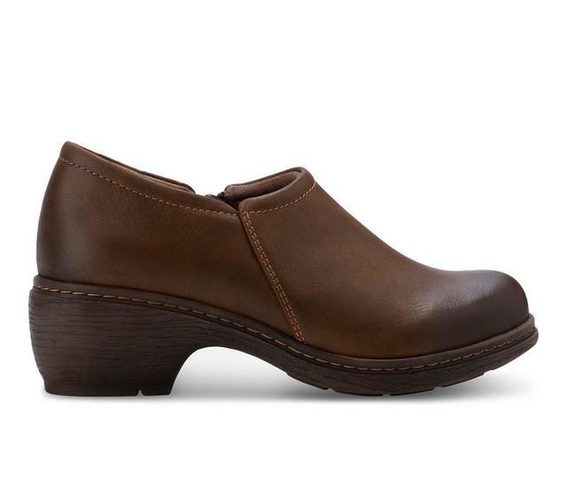 Women's Eastland Rosie Heeled Loafers in Brown color