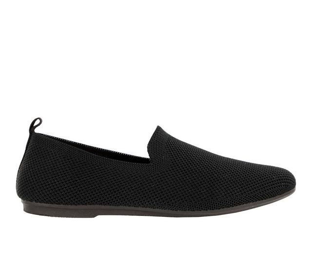 Women's Mia Amore Marleene Slip On Shoes in Black Wide color