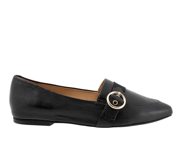 Women's Trotters Emmett Casual Slip On Shoes in Black color