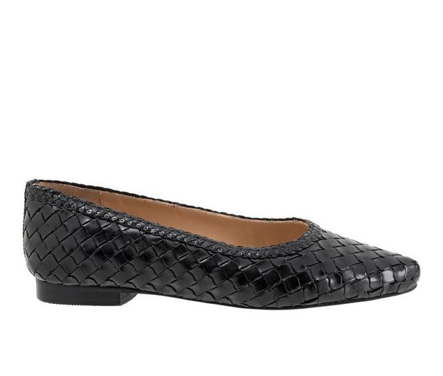 Women's Trotters Emmie Slip On Shoes in Black color