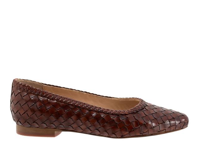 Women's Trotters Emmie Slip On Shoes in Cognac color