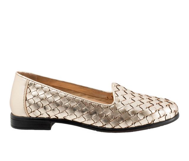 Women's Trotters Lizette Low Heel Pumps in Champagne color