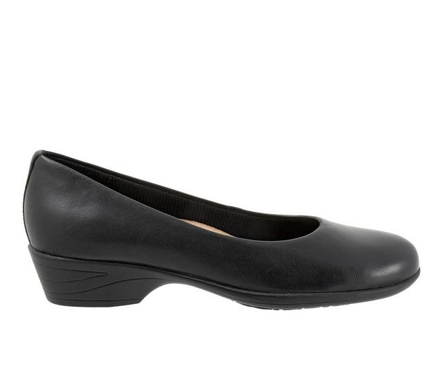 Women's Trotters Rozalin Low Heel Pumps in Black color