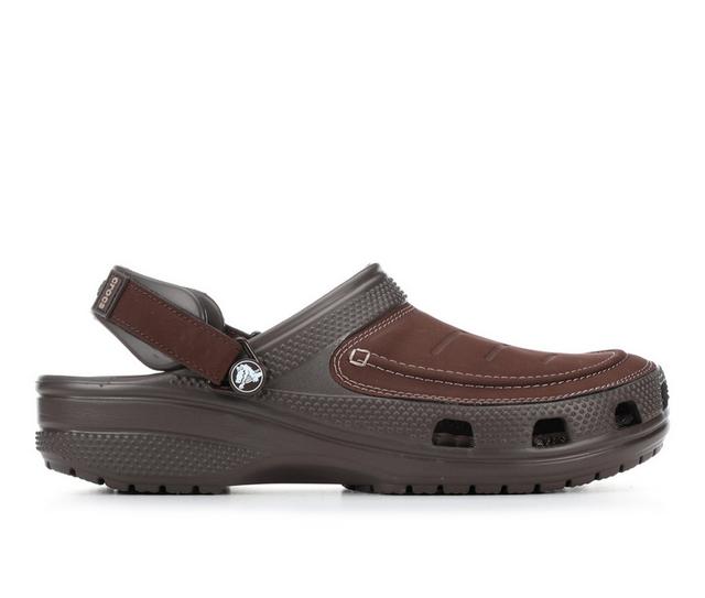 Men's Crocs Yukon Vista II Literide Clogs in Espresso color
