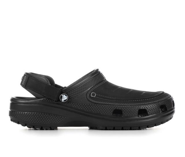 Men's Crocs Yukon Vista II Literide Clogs in Black color