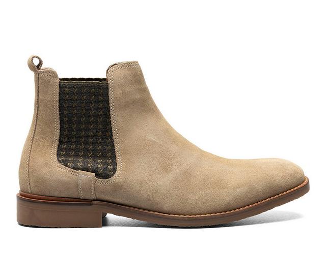 Men's Stacy Adams Gabriel Dress Chelsea Boots in Sand color